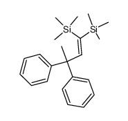 1,1-bis(trimethylsilyl)-3,3-diphenyl-1-butene结构式