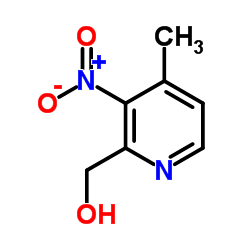 (4-Methyl-3-nitro-2-pyridinyl)methanol结构式