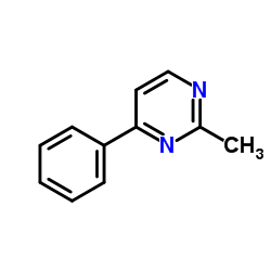 2-甲基-4-苯基嘧啶结构式