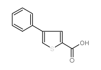 4-phenylthiophene-2-carboxylic acid structure