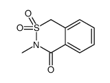 8-methyl-9,9-dioxo-9$l^{6}-thia-8-azabicyclo[4.4.0]deca-1,3,5-trien-7- one structure