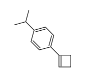 Benzene, 1-(1-cyclobuten-1-yl)-4-(1-methylethyl)- (9CI) structure