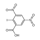 2-iodo-3,5-dinitro-benzoic acid Structure