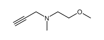 2-Propyn-1-amine,N-(2-methoxyethyl)-N-methyl-(9CI) picture