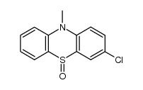 3-chloro-10-methyl-phenothiazine-5-oxide结构式