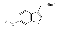 6-methoxyindole-3-acetonitrile Structure
