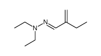 2-Methylenebutanal diethyl hydrazone Structure