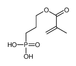 3-(2-methylprop-2-enoyloxy)propylphosphonic acid Structure