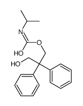 (3-hydroxy-2,2-diphenylpropyl) N-propan-2-ylcarbamate结构式