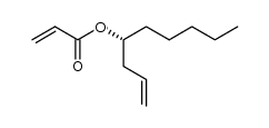(R)-non-1-en-4-yl acrylate结构式