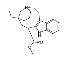 [7S,(+)]-7-Ethyl-1,4,5,6,7,8,9,10-octahydro-2H-3,7-methanoazacycloundecino[5,4-b]indole-9β-carboxylic acid methyl ester structure