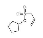 2-Propene-1-sulfonicacid,cyclopentylester(8CI,9CI) Structure