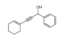 1-phenyl-3-(1-cyclohexenyl)-prop-2-yn-1-ol结构式