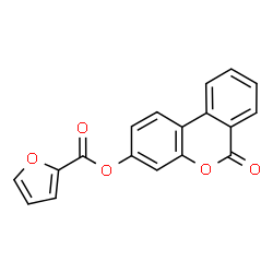 6-Oxo-6H-benzo[c]chromen-3-yl 2-furoate结构式