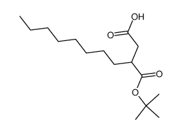 3-(tert-butoxycarbonyl)undecanoic acid Structure