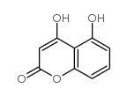 4,5-Dihydroxycoumarin结构式
