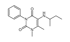 5-(sec-Butylamino)-1,6-dimethyl-3-phenylpyrimidine-2,4(1H,3H)-dione结构式
