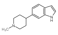 6-(1-METHYL-PIPERIDIN-4-YL)-1H-INDOLE structure