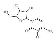 1-[3,4-dihydroxy-5-(hydroxymethyl)oxolan-2-yl]-3-hydroxy-4-imino-pyrimidin-2-one Structure