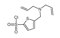 5-[[bis(prop-2-enyl)amino]methyl]thiophene-2-sulfonyl chloride结构式