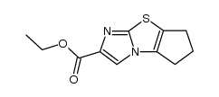ethyl 6,7-dihydro-5H-cyclopenta[d]imidazo[2,1-b][1,3]thiazole-2-carboxylate结构式