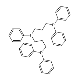 Bis[3-(diphenylphosphino)propyl]phenylphosphin Structure