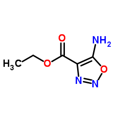 1,2,3-OXADIAZOLE-4-CARBOXYLIC ACID, 5-AMINO-, ETHYL ESTER structure