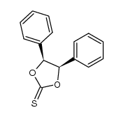 cyclic thionocarbonate of meso-hydrobenzoin Structure