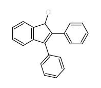 1-chloro-2,3-diphenyl-1H-indene结构式