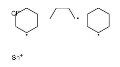 butyl-chloro-dicyclohexylstannane Structure