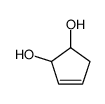 cyclopent-3-ene-1,2-diol结构式