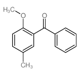 Methanone,(2-methoxy-5-methylphenyl)phenyl-结构式
