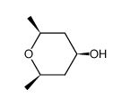 (2R,4S,6S)-2,6-dimethyltetrahydro-2H-pyran-4-ol Structure