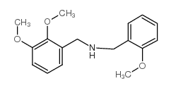 1-(2,3-dimethoxyphenyl)-N-[(2-methoxyphenyl)methyl]methanamine Structure