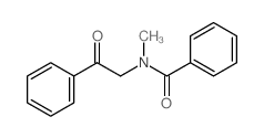 Benzamide,N-methyl-N-(2-oxo-2-phenylethyl)- Structure