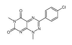 3-(4-chlorophenyl)-1,6-dimethylpyrimido[5,4-e][1,2,4]triazine-5,7(1H,6H)-dione Structure