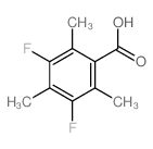 3,5-difluoro-2,4,6-trimethyl-benzoic acid structure