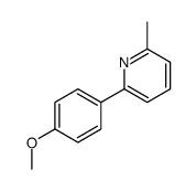 2-(4-甲氧苯基)-6-甲基吡啶结构式