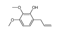 6-allyl-2,3-dimethoxyphenol结构式