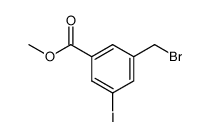 methyl 3-(bromomethyl)-5-iodobenzoate Structure