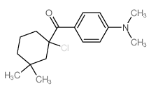 (1-chloro-3,3-dimethyl-cyclohexyl)-(4-dimethylaminophenyl)methanone Structure