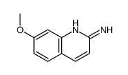 7-methoxyquinolin-2-amine结构式