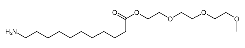 2-[2-(2-methoxyethoxy)ethoxy]ethyl 11-aminoundecanoate Structure