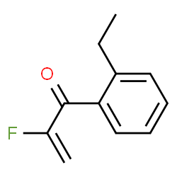 2-Propen-1-one, 1-(2-ethylphenyl)-2-fluoro- (9CI)结构式