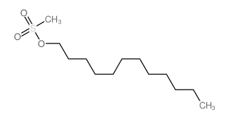Methanesulfonic acid,dodecyl ester Structure