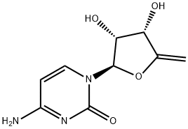 4',5'-Didehydro-5'-deoxycytidine structure