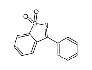 3-苯基苯并[d]异噻唑1,1-二氧化物结构式