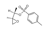 (RS)-1-((SR)-2-methyl-oxiranyl)-1-(toluene-4-sulfonyloxy)-ethane结构式