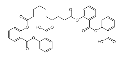 2-[2-[10-[2-(2-carboxyphenoxy)carbonylphenoxy]-10-oxodecanoyl]oxybenzoyl]oxybenzoic acid结构式