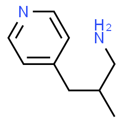 4-Pyridinepropanamine,beta-methyl-,(betaR)-(9CI) structure